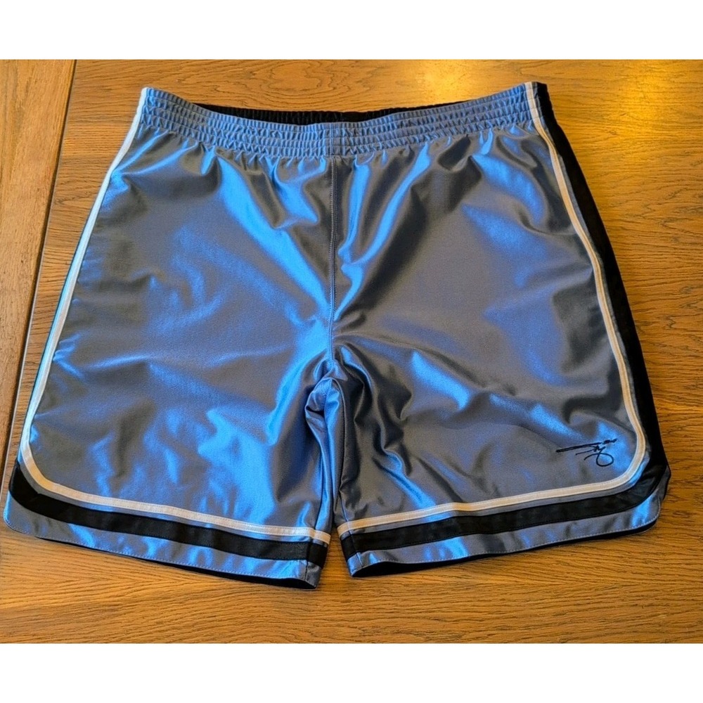Shaquille O'Neal SHAQ Reversible Basketball Shorts XXL‎ Blue Y2K  Dunkman EUC